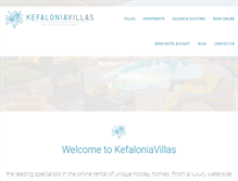 Tablet Screenshot of kefalonia-villas.com
